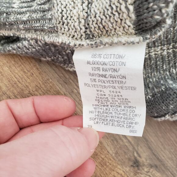 Shenandoah NWT Vintage Golf Sweater Beige & Gray Golf Course Landscape Size XXL - Picture 7 of 8